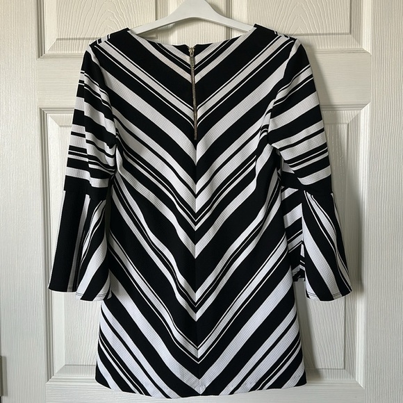 Coco Bianco Black and White Striped Blouse Size M - Picture 3 of 10